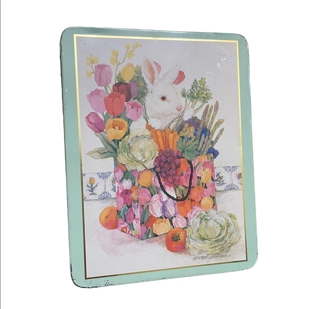 VINTAGE Keller-Charles spring/Easter tin